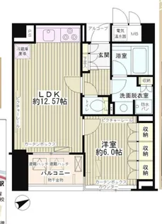 エル・セレーノ西早稲田【2階】の間取り