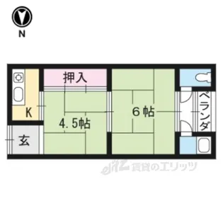 小林荘【1階】の間取り
