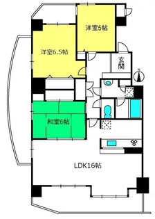 ウィンベルコーラス大宮【6階】の間取り