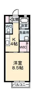 カーサ・ア・コルテI棟【2階】の間取り