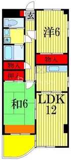 ベルウイング幕張【3階】の間取り