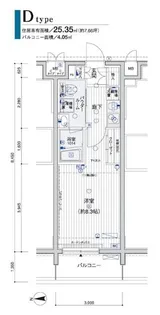 メインステージ横浜【4階】の間取り