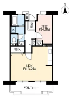 URアルビス寺本【2階】の間取り