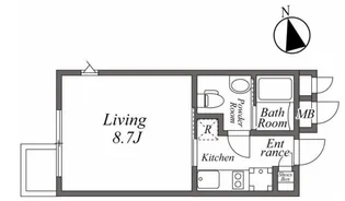 ARISTO白金高輪【3階】の間取り