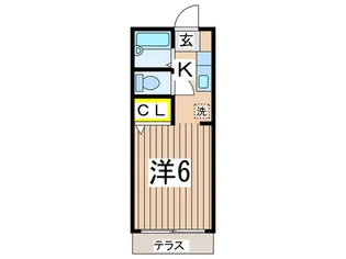 ティルザ湘南【1階】の間取り