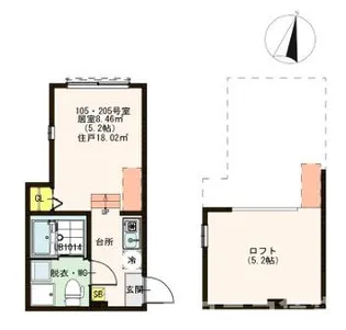 ハーモニーテラス北小岩VII【1階】の間取り