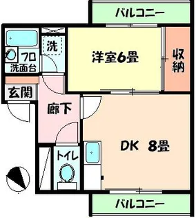 カーサ茗荷谷【1階】の間取り