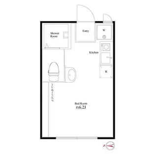 カルム大岡山【1階】の間取り