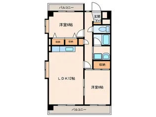 ファミ-ユ DAISHIN【7階】の間取り