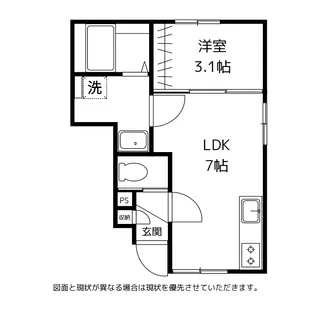 グレースセゾン【1階】の間取り