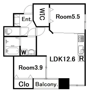 ケイズ・ヴィラ【2階】の間取り