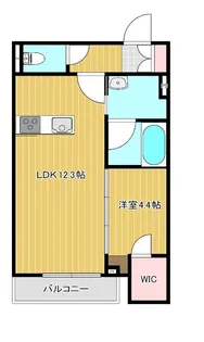 クレストタウン新都心【2階】の間取り