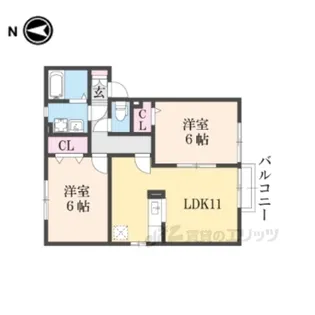 エーデルハイムA【2階】の間取り