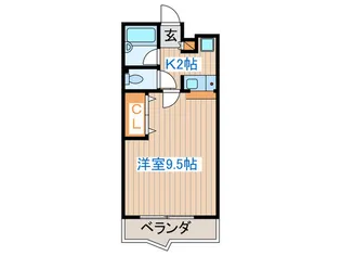 クルーブ成城【3階】の間取り