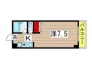 フローラル壱番館【3階】の間取り