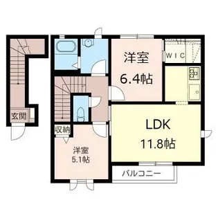 コートルミエールB【2階】の間取り