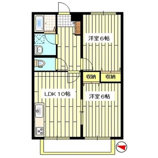 シトラスリリーフ【1階】の間取り