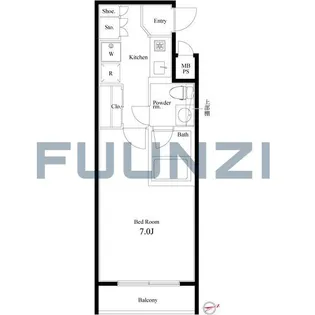 プライムレジデンス市川【5階】の間取り