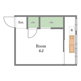 大津荘【2階】の間取り