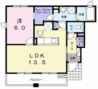 エス・ペルスネージュII【1階】の間取り