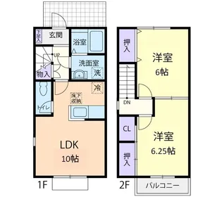 ガーデンソレイユ Aの間取り
