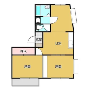 サンハイツ【3階】の間取り