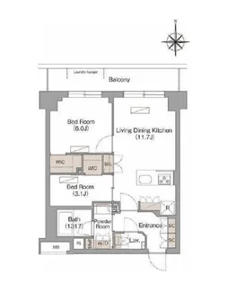 ヴェール・クレール武蔵小杉【1階】の間取り