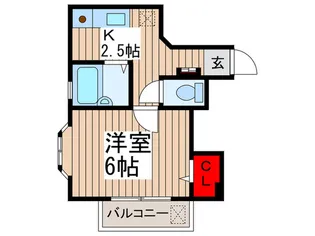 メゾングレシア【2階】の間取り