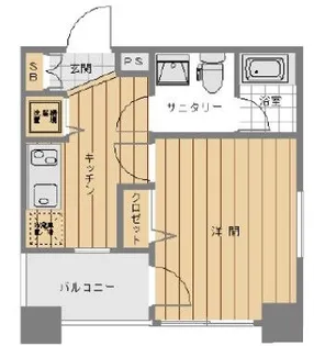 ブライズ東新宿【4階】の間取り