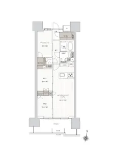 プレシスタワー三島広小路【14階】の間取り