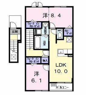 フェリーチェ【2階】の間取り