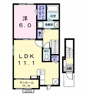 カンファタブル_KII【2階】の間取り