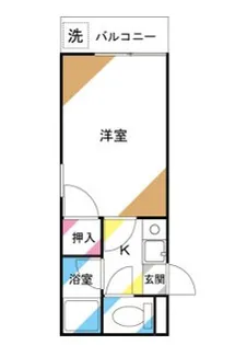 ヴィラ秋山【1階】の間取り