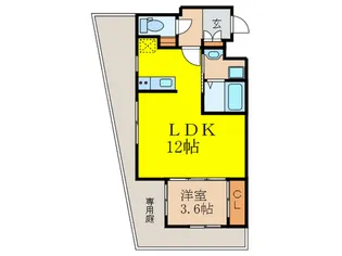 Prosper ALBION【1階】の間取り