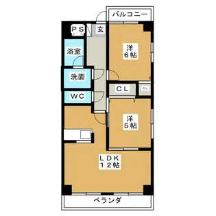 ALESSIA【4階】の間取り