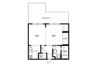 つたやマンション3階【3階】の間取り