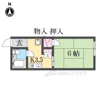 アメニティハイム香里【2階】の間取り