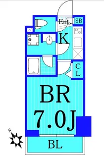 ガーラステーション横濱関内【4階】の間取り