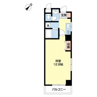 リバティープラザ花園II【4階】の間取り
