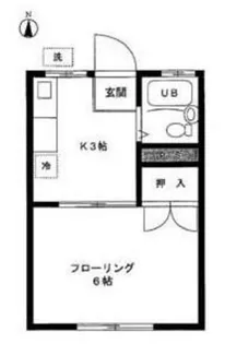 サンエムハイツ【2階】の間取り