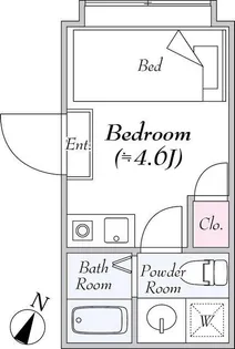 リヨンドール東池袋【2階】の間取り