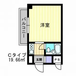 アルファ富田町【5階】の間取り