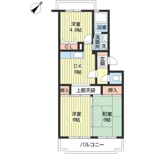 マイロードカマクラvolII【4階】の間取り