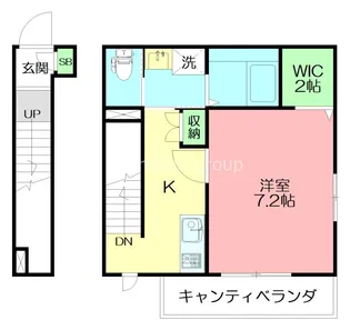 メルベーユ本郷台【2階】の間取り