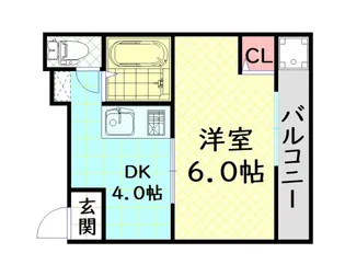 ワンウッドハイツ【3階】の間取り
