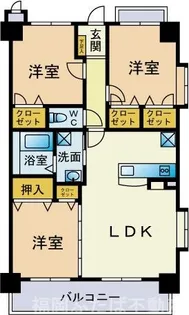 ネオジェラーモIII【1階】の間取り