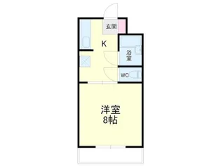 サンローヤル萩丘【3階】の間取り