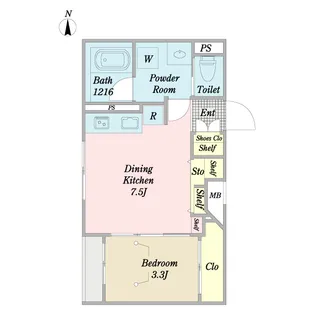 クリオ ラモード吉祥寺【3階】の間取り