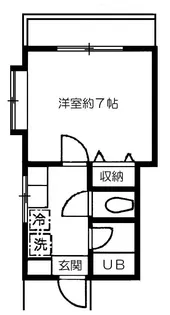 サンハウス【1階】の間取り