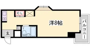 アルテハイム神戸県庁前【4階】の間取り